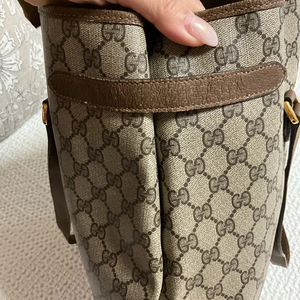 Vintage Gucci Brown Tote Bag